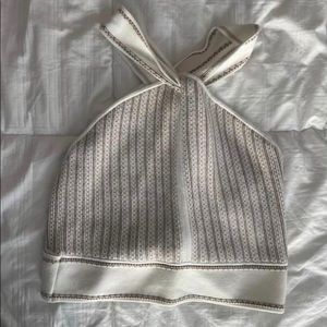 Club Monaco Raeni Cross Sweater Tank